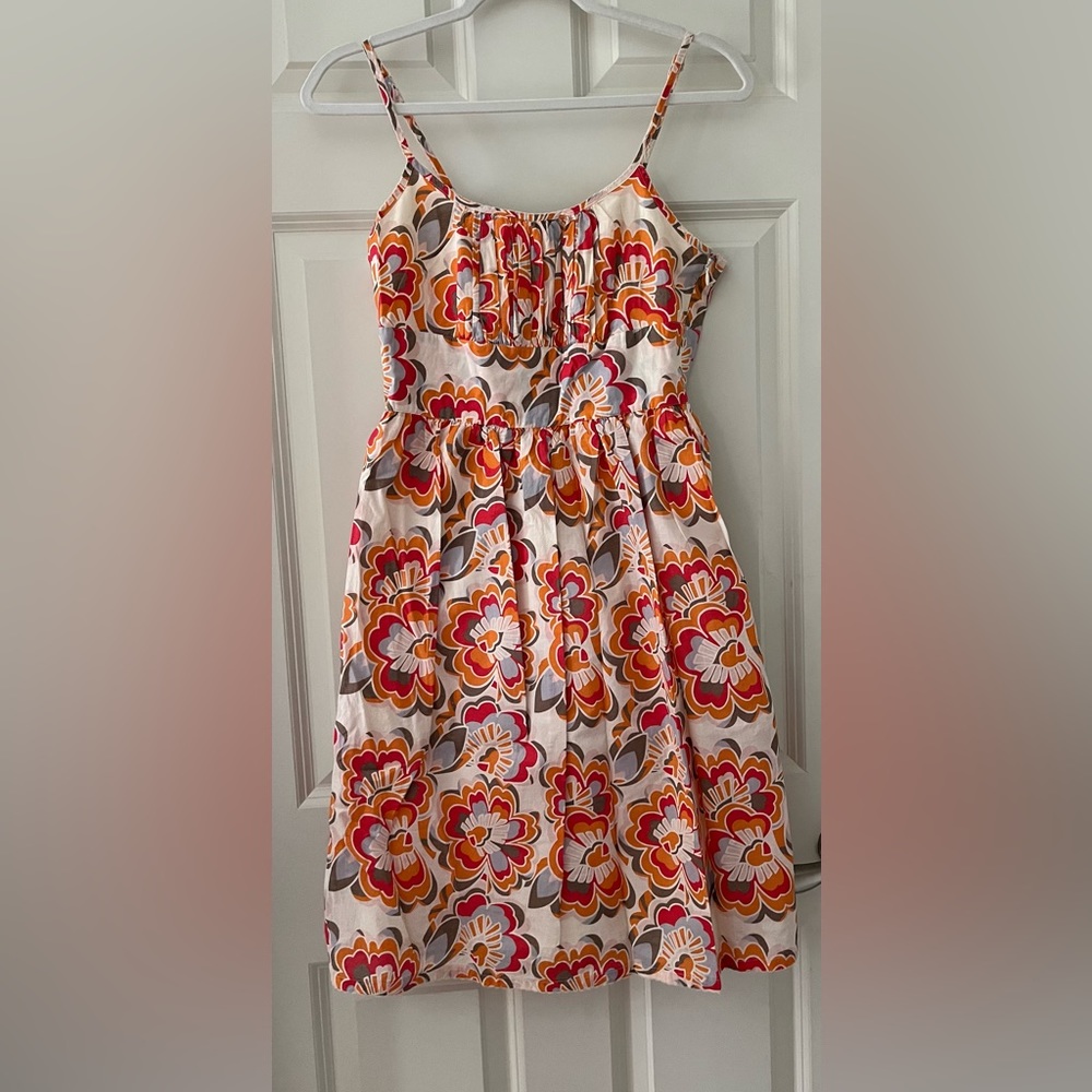 Women’s vintage Gap floral print sundress, adjustable strap size 2 Spring Summer